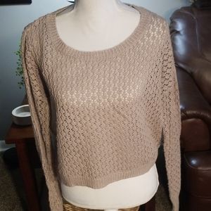 Tan long sleeve sweater